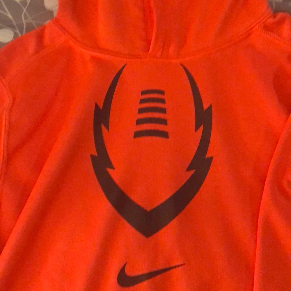 A orange boys Nike hoodie - Picture 2 of 2